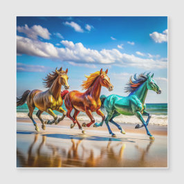 Imitate mit überzogenen Canvas drucken Magnetkarte