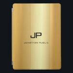 Imitate Monogram Gold Template Elegant Moderne Mod iPad Pro Hülle<br><div class="desc">Imitate Gold Template Monogram Elegant Modern Trendy iPad Pro Cover,  iPad Hüllen & Covers.</div>
