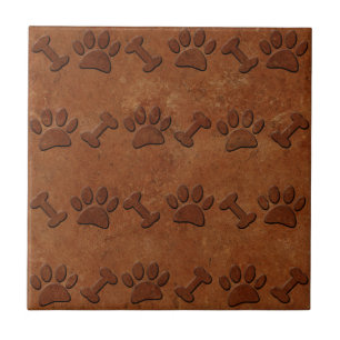 Imitate Muster und Knochen Terracotta Printwerbung Fliese
