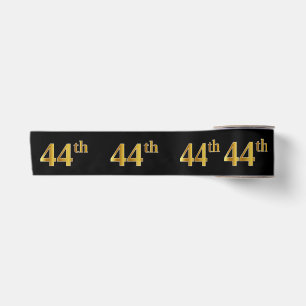 Imitate/Nachahmung Gold "44." Veranstaltungsnummer Satinband