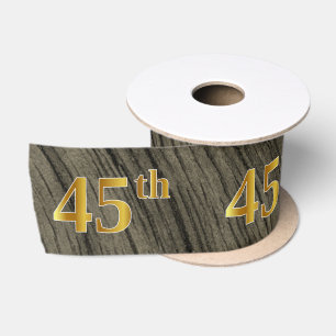 Imitate/Nachahmung Gold "45." Veranstaltungsnummer Satinband