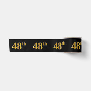Imitate/Nachahmung Gold "48." Veranstaltungsnummer Satinband