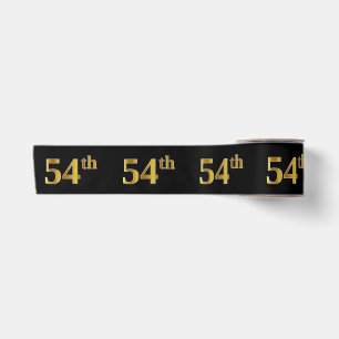 Imitate/Nachahmung Gold "54." Veranstaltungsnummer Satinband