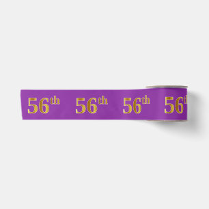 Imitate/Nachahmung Gold "56." Veranstaltungsnummer Satinband