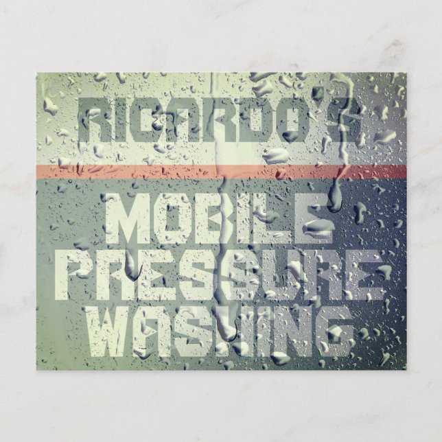 Imitate Nassoberflächentextur Flyer (Vorne)