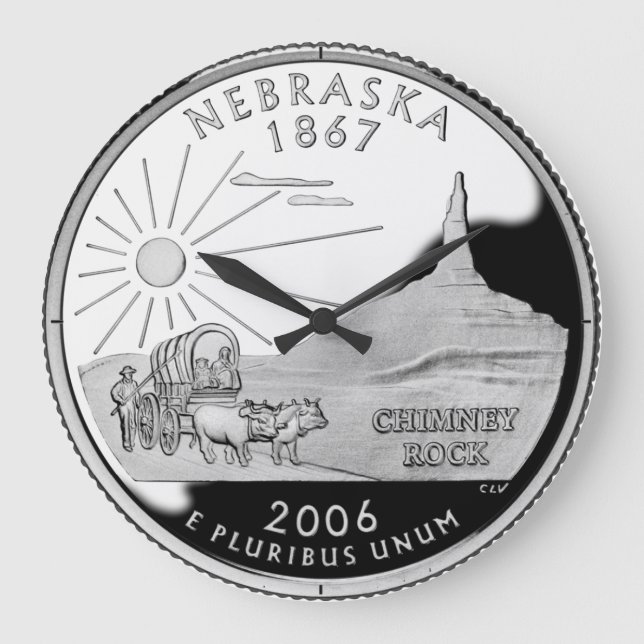 Imitate Nebraska Staat Quarter Uhr (Vorderseite)