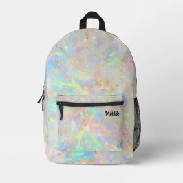 Imitate Opal inspiriert Textur Bedruckter Rucksack