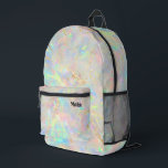 Imitate Opal inspiriert Textur Bedruckter Rucksack<br><div class="desc">opal inspiriert Backpack</div>