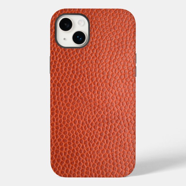 Imitate Orangenleder. Personalisierter iPhone-Fall Case-Mate iPhone Hülle (Rückseite)