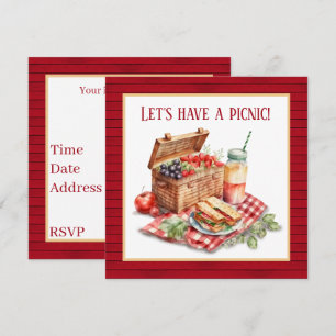 Imitate Picknick-Liebhaber Einladung