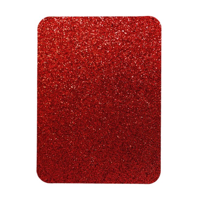Imitate Red Burgundy Glitzer Background Sparkle Magnet (Vertikal)