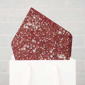 Imitate Red Glitzer Texture Look-like Design Seidenpapier
