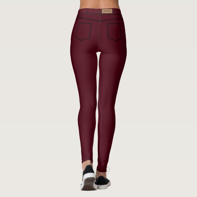 Imitate Red Jeans Leggings (Rückseite)