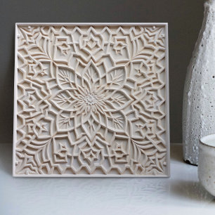 Imitate Relief Floral marokkanischen Tile Wohngest Fliese
