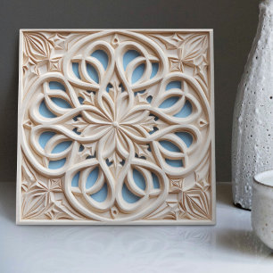 Imitate Relief Floral marokkanischen Tile Wohngest Fliese