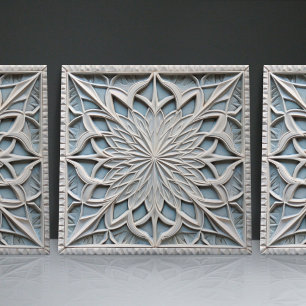 Imitate Relief Floral marokkanischen Tile Wohngest Fliese