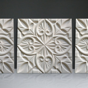 Imitate Relief Floral marokkanischen Tile Wohngest Fliese