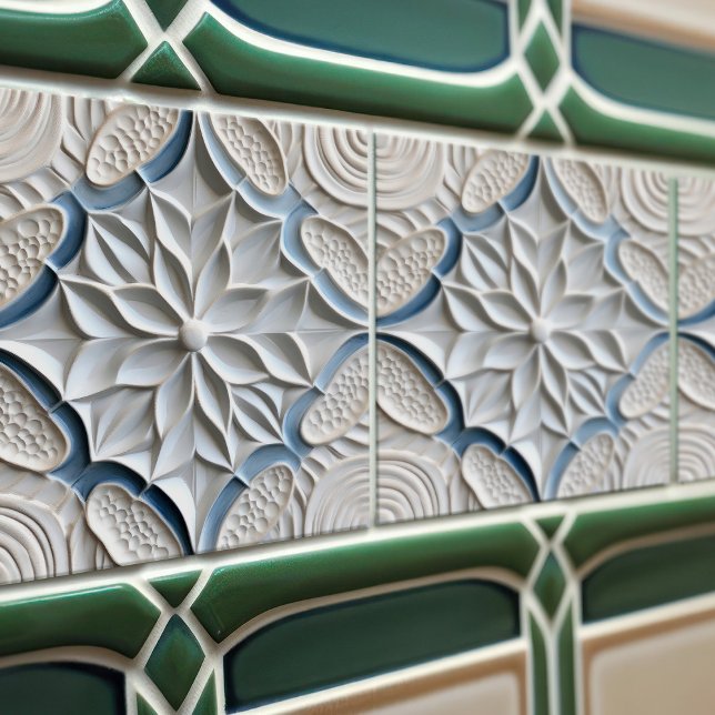 Imitate Relief Floral marokkanischen Tile Wohngest Fliese (Von Creator hochgeladen)