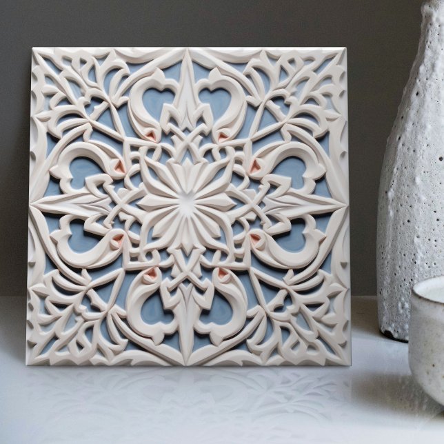 Imitate Relief Floral marokkanischen Tile Wohngest Fliese (Von Creator hochgeladen)
