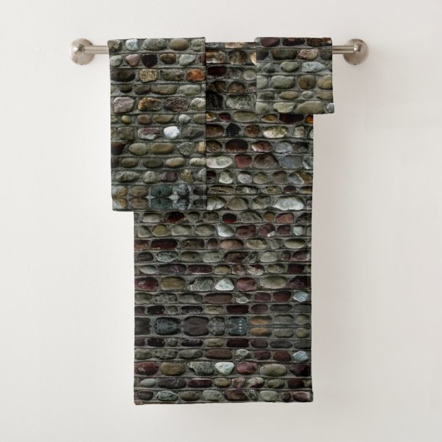 Imitate Rock Mosaik Muster Badhandtuch Set (Insitu)