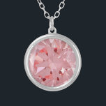 Imitate rosa diamantbedruckte silberplattierte Hal Versilberte Kette<br><div class="desc">I DO Collection</div>