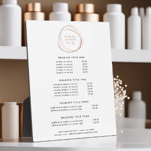 Imitate Rose Gold Abstrakt Preise und Dienstleis Fotoplatte