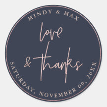 IMITATE ROSE GOLD LIEBE+DANK SIGNATURE SCRIPT