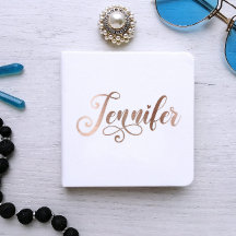 Imitate Rose Gold Ombre Foil Decorative Jennifer