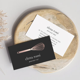 Imitate Rose Gold Whisky Logo | Koch Catering Bäck Visitenkarte