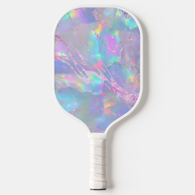Imitate Rose Goldfolieneffekt auf optisches Foto Pickleball Schläger (Vorderseite)