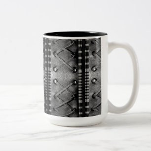 Imitate Schnürleder Textur Kaffee Tasse