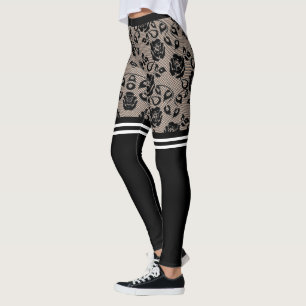 Imitate Schwarze Rose Lace Fishnet Legierung Otk S Leggings