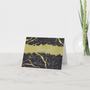 Imitate Schwarzer Marmor mit Gold Detail Danke Kar