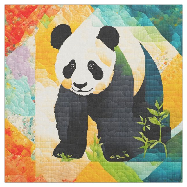 Imitate sehen wie Panda Bear Cheatblock Stoff (Muster)