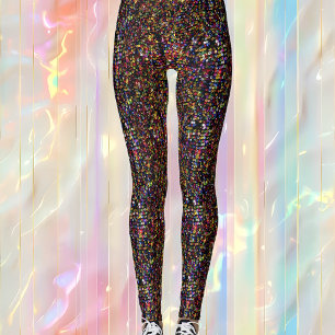 Imitate-Sequenzen Leggings