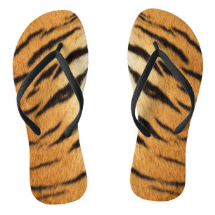 Imitate Sibirische Tiger-Skin Flip Flops