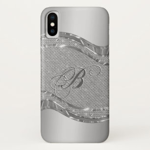 Imitate Silber-Metallic-Look mit Diamanten-Akzente Case-Mate iPhone Hülle