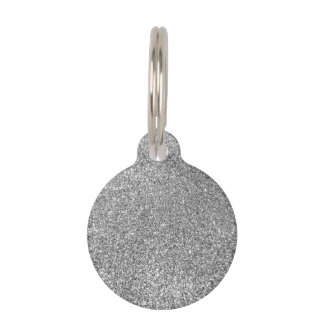 Imitate Silver Glitzer Foto Haustiermarke