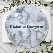 Imitate Silver Gray Marble - Neutral für jedes Bür