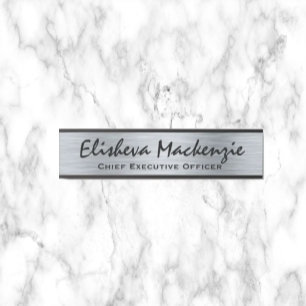 Imitate Silver Office Türsignaturen Namensplatte Türschild