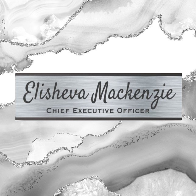 Imitate Silver Office Türsignaturen Namensplatte Türschild (Von Creator hochgeladen)