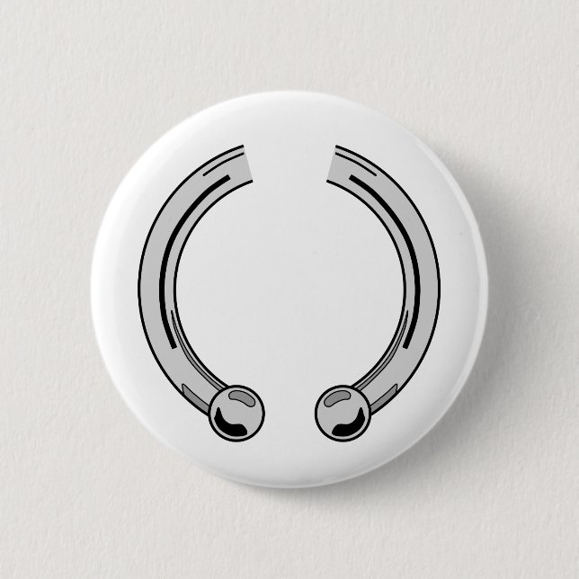 Imitate Silver Piecing Button (Vorderseite)