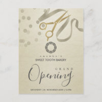 Imitate SILVER RIBBON CUTTING GRAND ÖFFNUNG EINLAD