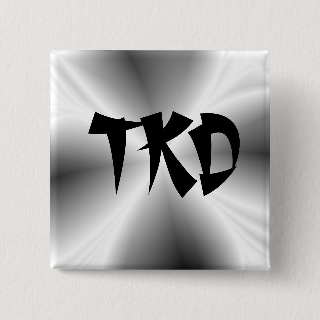 Imitate Silver TKD Button (Vorderseite)