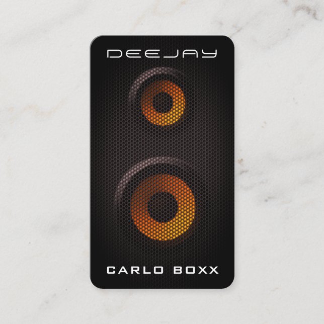 Imitate Soundkarte für Lautsprecher Visitenkarte (Vorderseite)