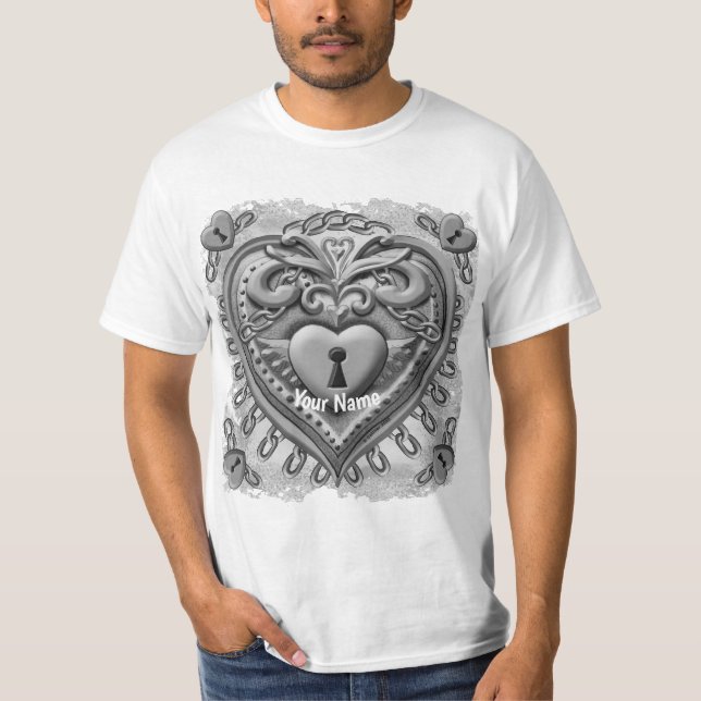 Imitate sperren Silver Heart T - Shirt (Vorderseite)
