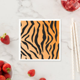 Imitate Tiger Print Serviette