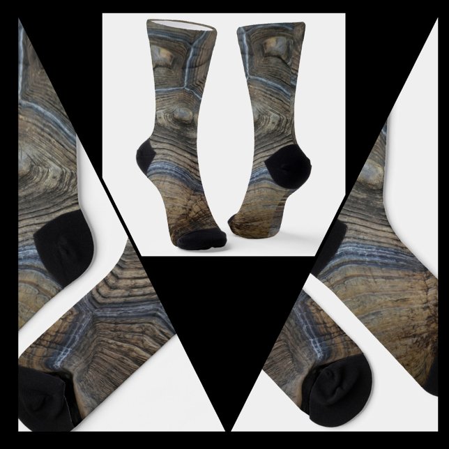 Imitate TortoiseShell Fotografy grau und braun Socken (Von Creator hochgeladen)