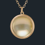 Imitate, vergoldet, Perlketten mit Champagner Vergoldete Kette<br><div class="desc">Die Kollektion La Perla</div>