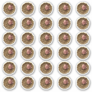 Imitate Wachs Briefmarke Umschlag Aufkleber Gold R